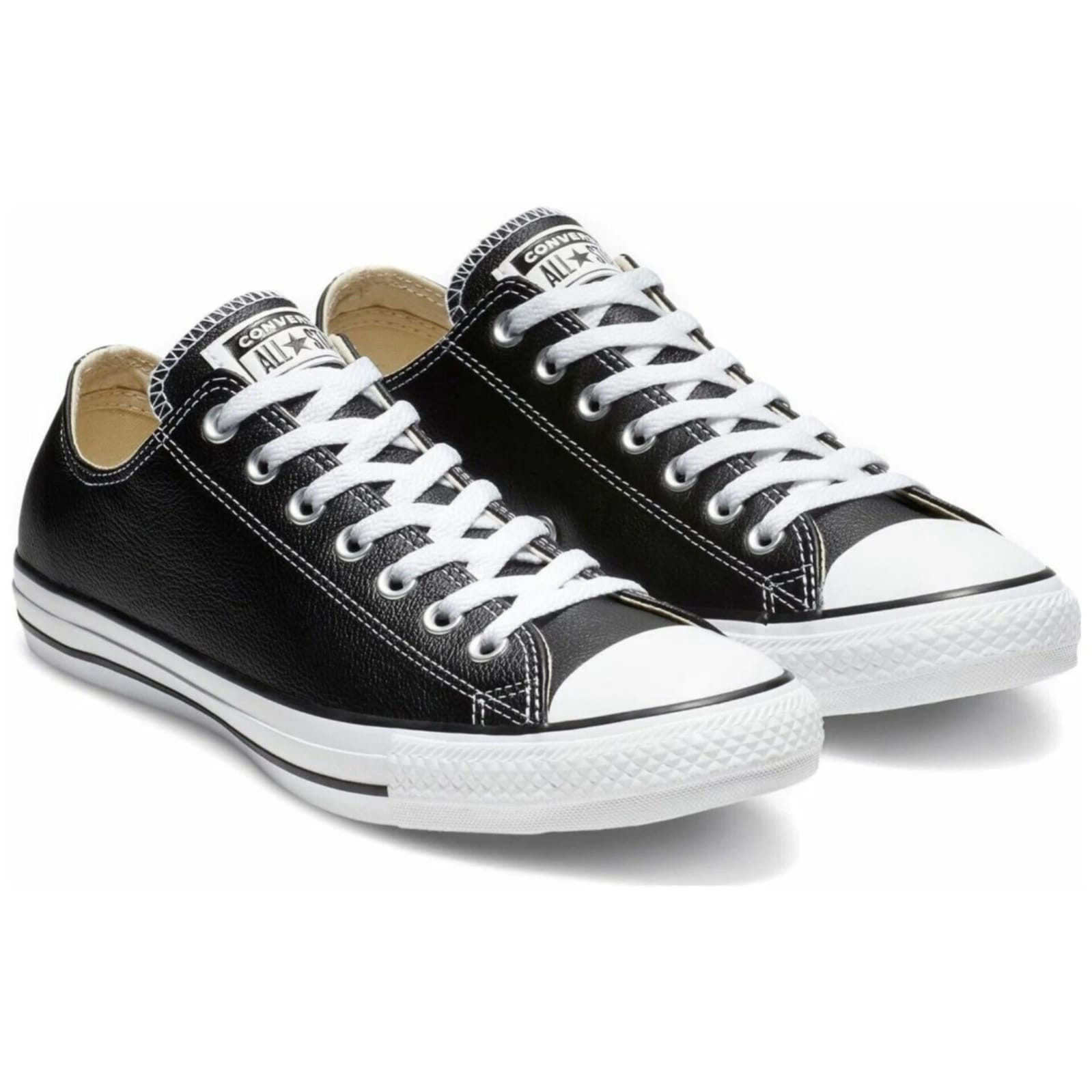 converse-132174-leather-co-chernyj_1.jpeg Кеды кожаные CONVERSE Chuck Taylor All Star 132174 унисекс, черные — изображение 1