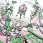 Платок “Яйцо Фаберже Ландыши” by NINA RUCHKINA, розовый — изображение 3