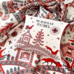 Платок “Мезенская роспись” by NINA RUCHKINA — изображение 2