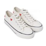 Кеды низкие NCF Uptop Hearts low ORB23JJ001A бежевые