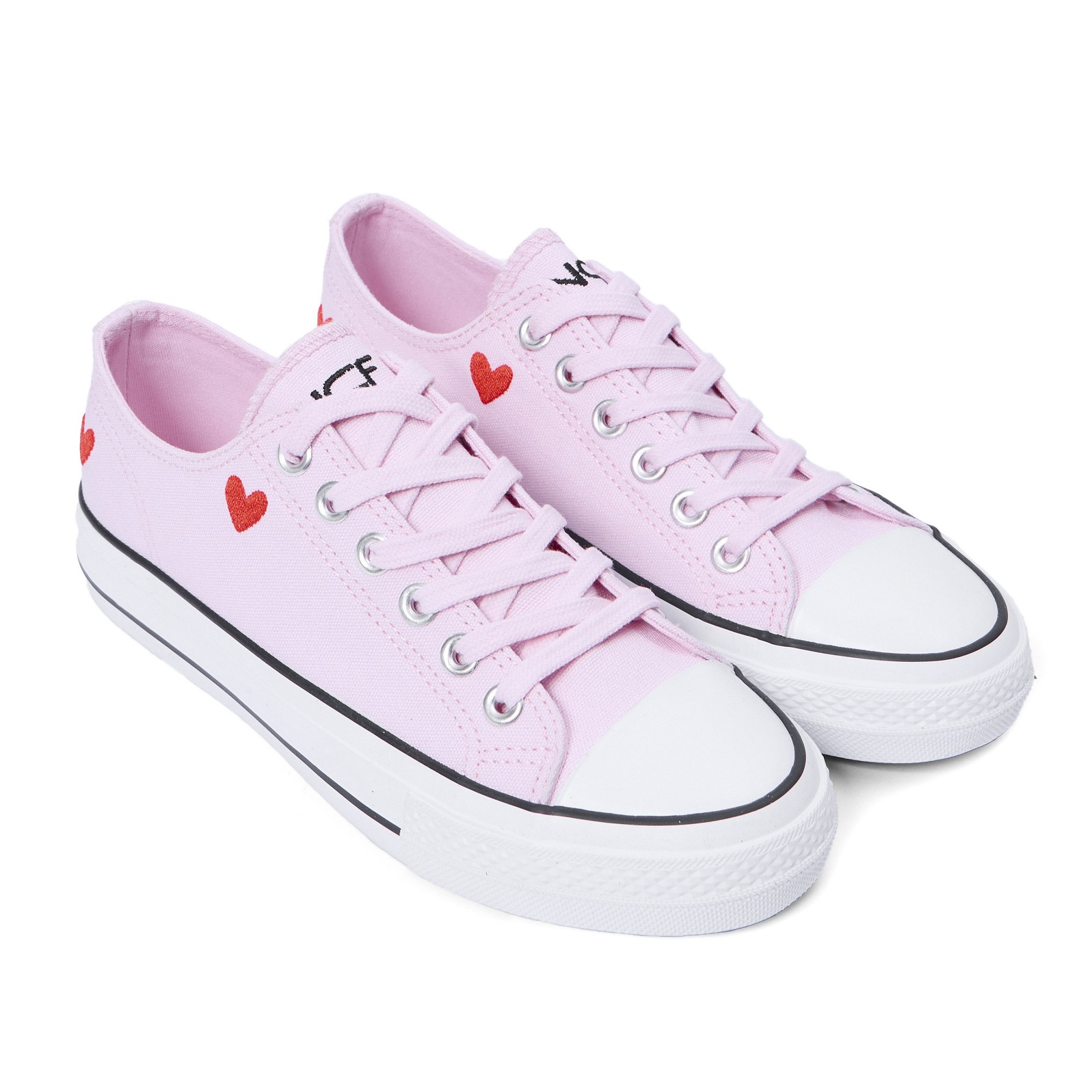 orb23jj001b_1.jpg Кеды низкие NCF Uptop Hearts low ORB23JJ001B розовые — изображение 1