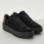 Кеды Principe di Bologna PF100, sport velour nero