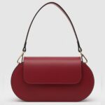 Сумка кожаная Principe di Bologna Kylie, ruga l130 rosso scuro — изображение 2