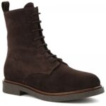 Ботинки Байкеры Principe di Bologna PD8605 casual velour t.moro
