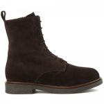 Ботинки Байкеры Principe di Bologna PD8605 casual velour t.moro — изображение 2