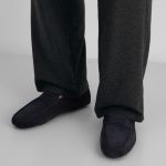 Мокасины лоферы Principe di Bologna 674 camoscio blu