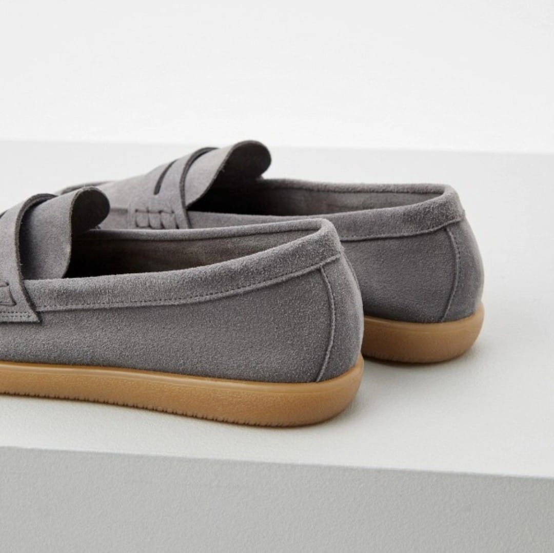 EZ104 casual crosta 616 grey-2 Лоферы Principe di Bologna EZ104 casual crosta 616 grey 51 — изображение 2