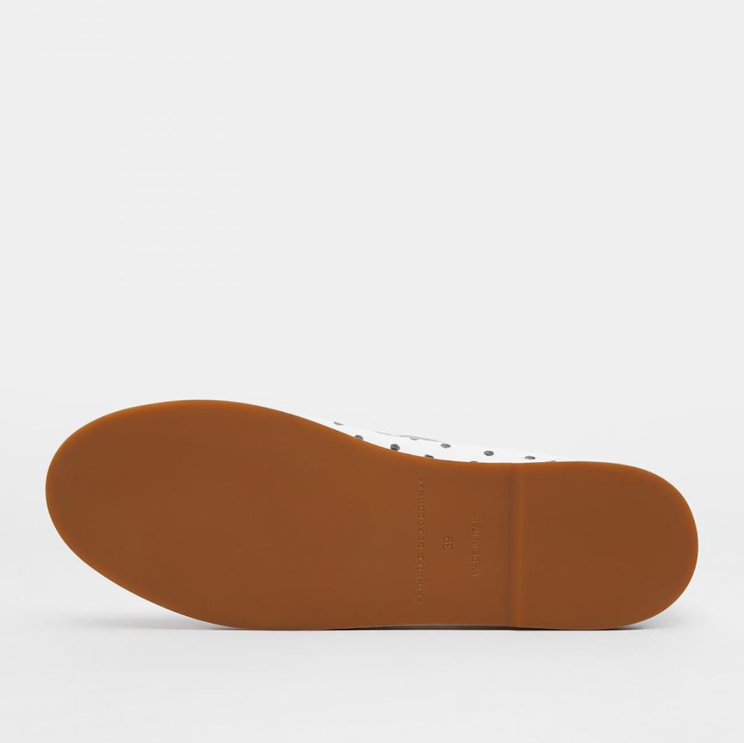 PDB123 bottala-6 Топсайдеры Principe di Bologna PDB123 bianco leather — изображение 5